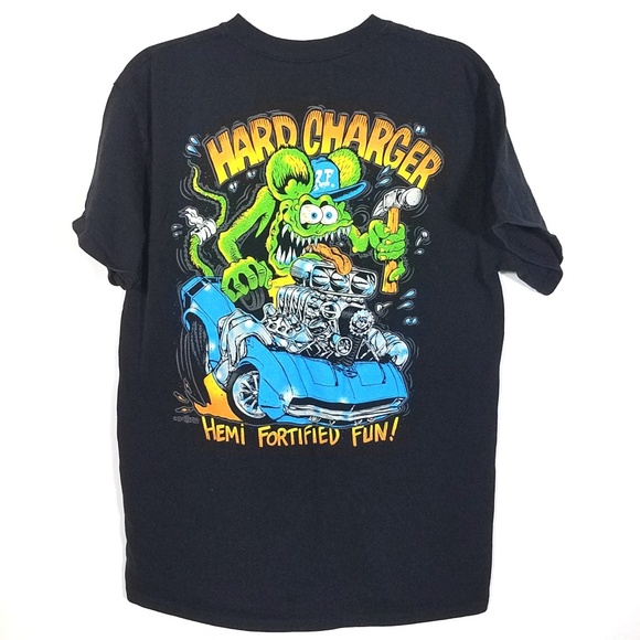 Ratfink T Shirts Big Daddy Clothing Ed Roth Signature Tee Automotive Shirts